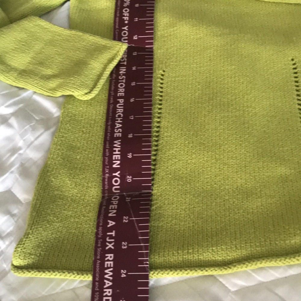 Lacoste Chartreuse Mock Neck Sweater - Picture 10 of 13